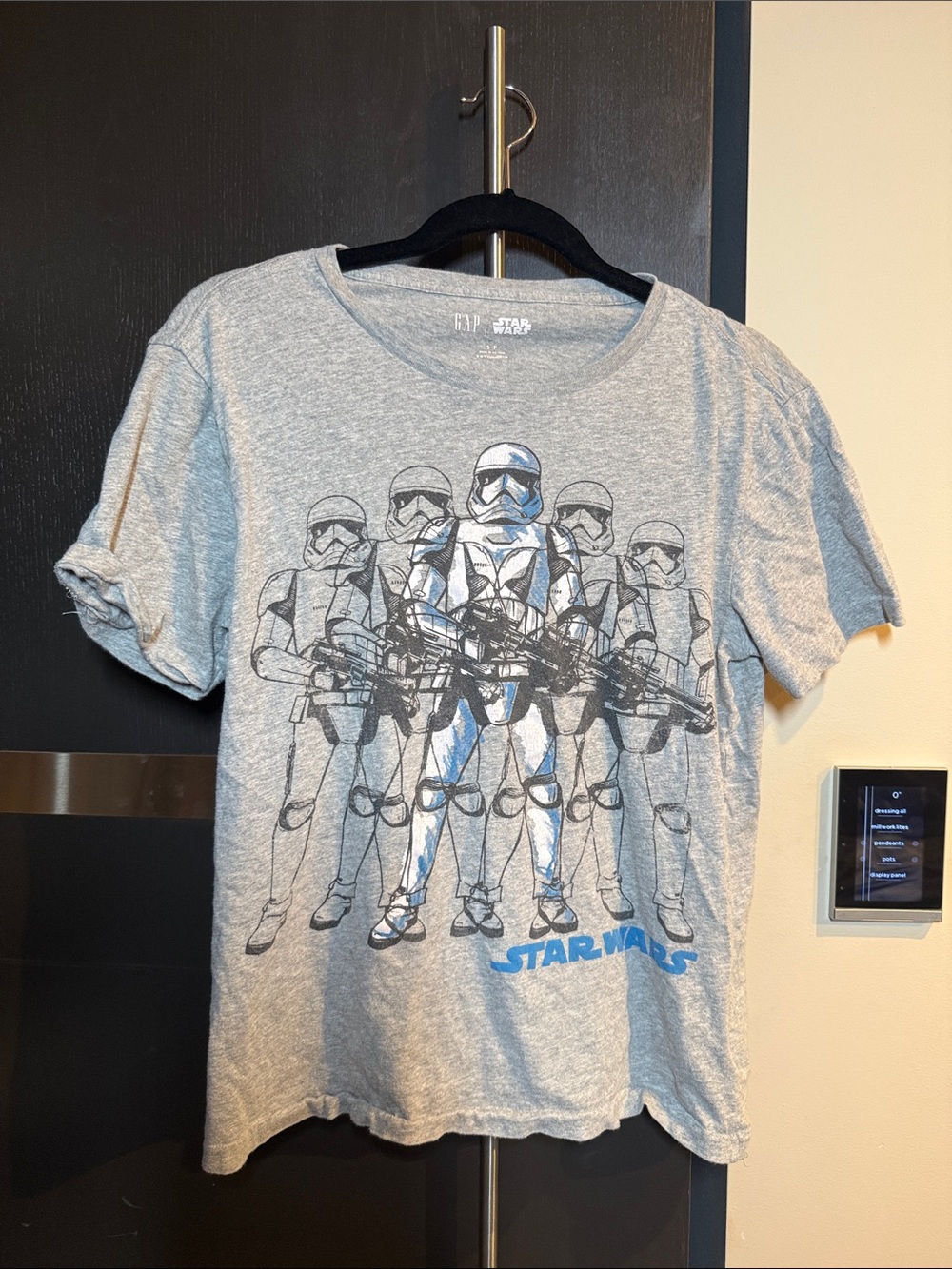 GAP Kids Grey Stormtrooper Star Wars Graphic Tee